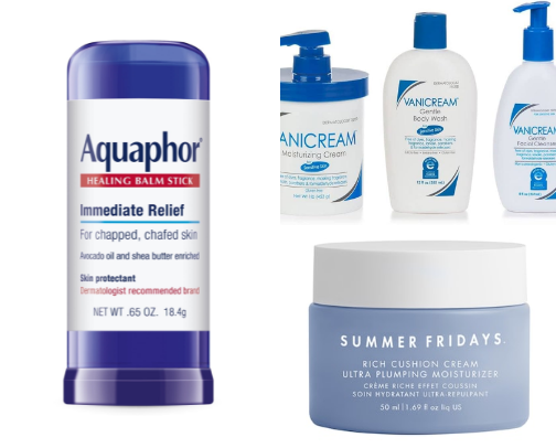 Top Hydrating Skincare Products for Winter Dry Skin cover photo collage