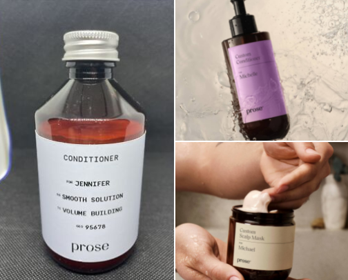 "Perfectly Yours: Haircare That Knows You" cover photo collage