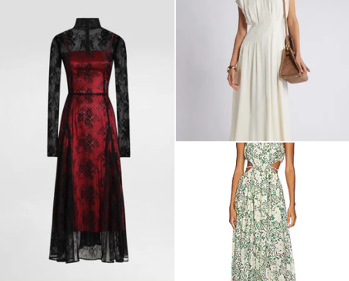 Elegant and summer  dresses, outfit's etc.. cover photo collage