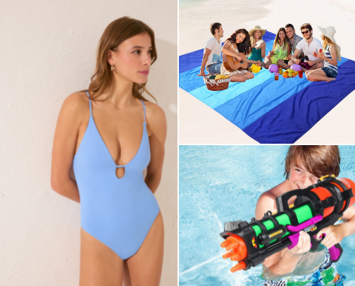 ☀️ Summer Essentials | All You Need for the Perfect Vacation cover photo collage