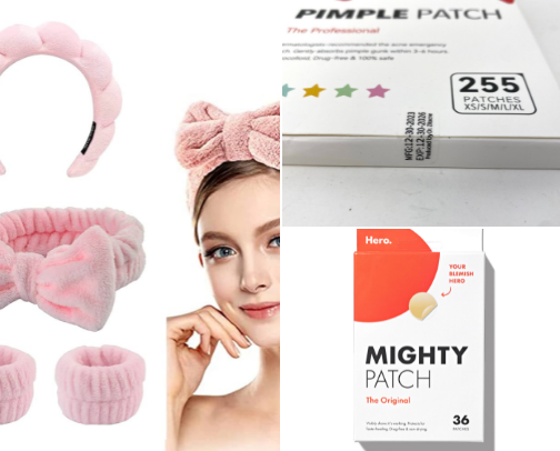 Glow-Up Skincare Must-Haves cover photo collage