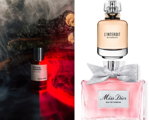 Perfume that turns heads cover photo collage