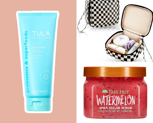 Current Beauty Faves. cover photo collage
