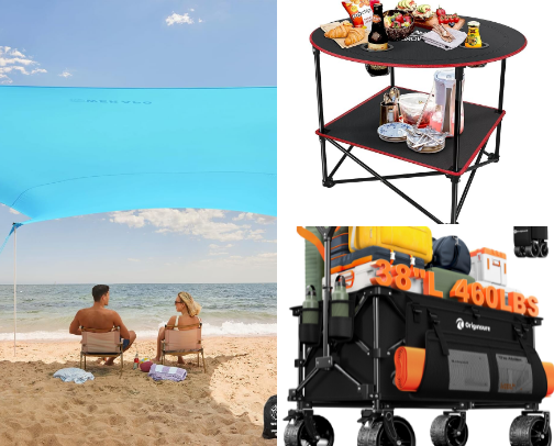 Beach essentials - from a Mom who lives on the Gulf Coast cover photo collage
