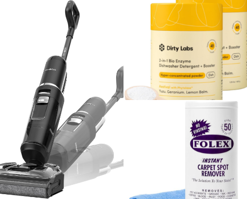 Cleaning Products recommended by a Cleaning Addict cover photo collage