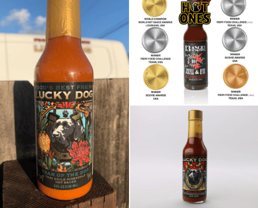 Hot Sauces & Spicy Food cover photo collage