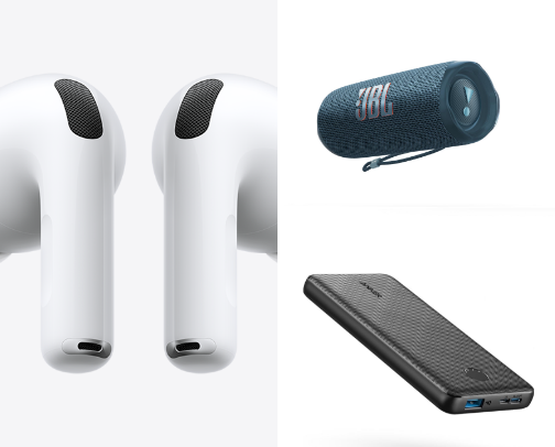 🎮 Tech & Lifestyle Gadgets cover photo collage