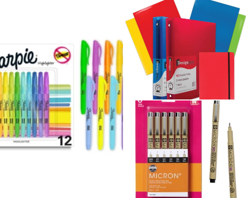 Stationery & office cover photo collage