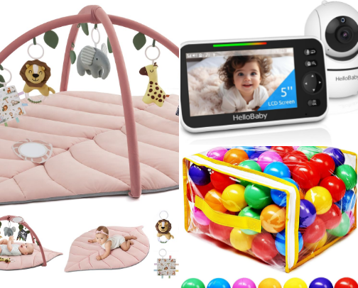 Items that helped me as a first time mom cover photo collage