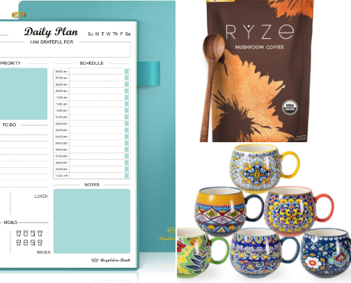 Simple Comforts for Slow Mornings & Relaxing Nights cover photo collage