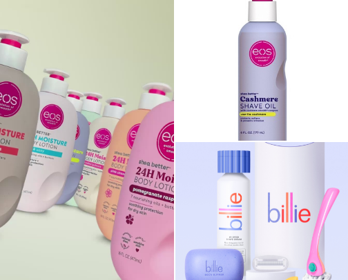 “Your Glow Starts Here: Products for the Silkiest Skin Ever” cover photo collage