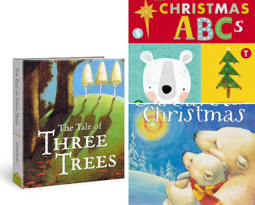 Christmas books for your toddler that are all about Jesus 🎄 cover photo collage