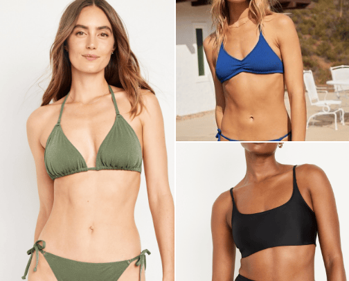Swimsuits cover photo collage