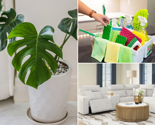 Clean home, clear mind: my home refresh essentials cover photo collage