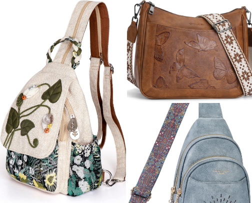 Stylish Women’s Sling Bag | Lightweight Crossbody Purse for Everyday Travel, Shopping & Casual Wear cover photo collage