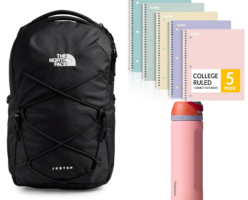 back to school essentials cover photo collage