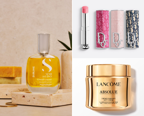 Chic Mom Beauty Favs ✨ cover photo collage