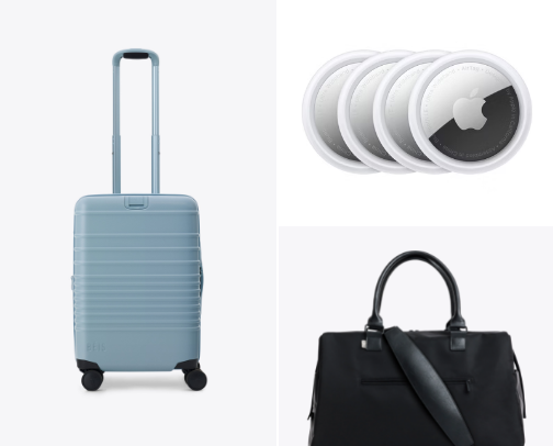 Travel essentials cover photo collage