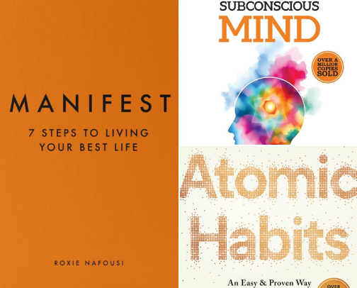 Self Development & Self Healing Books cover photo collage