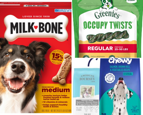 Treats my dogs will stop, drop, & roll for + more! cover photo collage