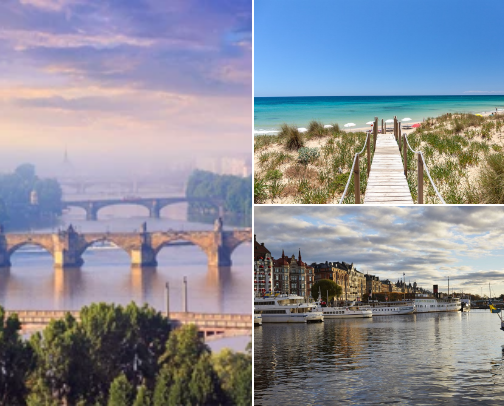 Places to visit 🌍 cover photo collage