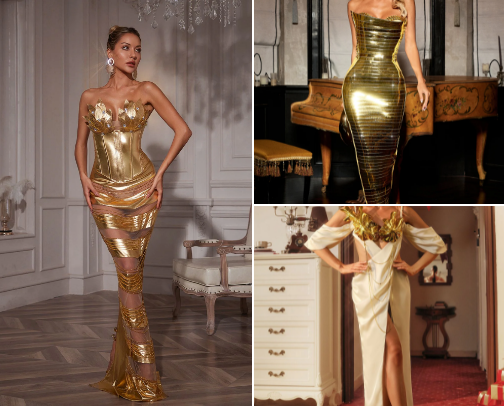 Goddess Dress outfit cover photo collage