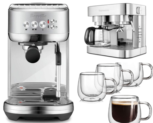 The At-Home Barista: 15 Essentials to Create a Professional Cafe Station on a Budget cover photo collage