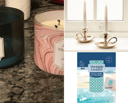 Candles cover photo collage