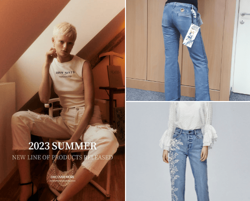 Miss Sixty cover photo collage