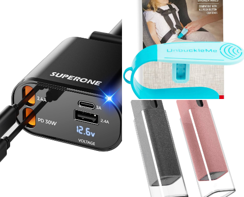 Mom Car Must Haves 🚕 cover photo collage