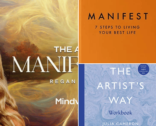 Mindset & Manifest your dream life cover photo collage