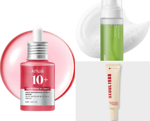 skincare cover photo collage