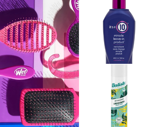 Hair care / personal care cover photo collage