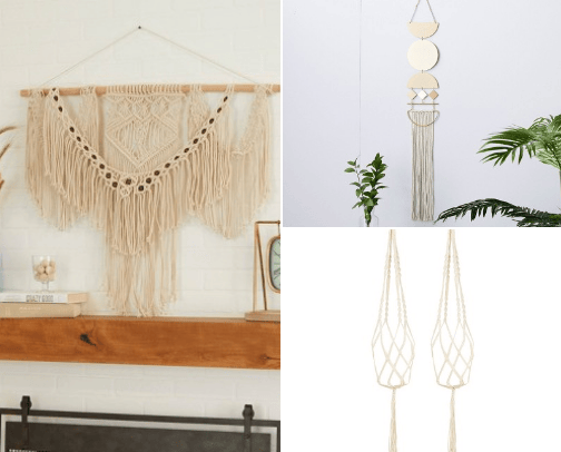 Macrame decor for your home 😍 cover photo collage