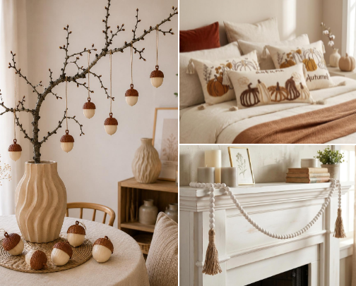 My Cosy Seasonal Home Finds cover photo collage