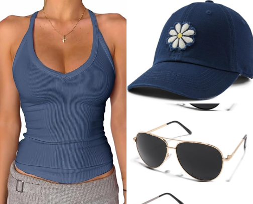 White Cargo Pants Outfit for Women | Aesthetic Summer Streetwear cover photo collage
