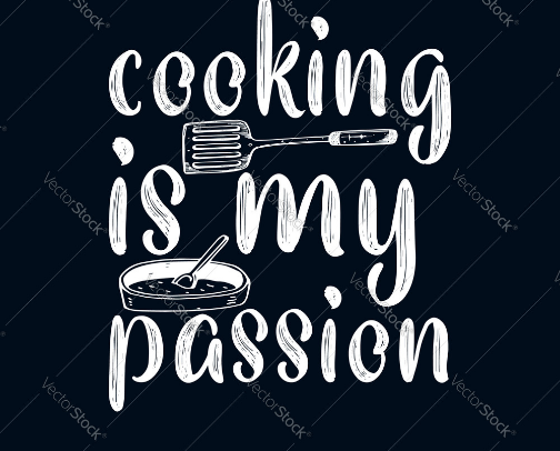 Cooking is a passion cover photo collage