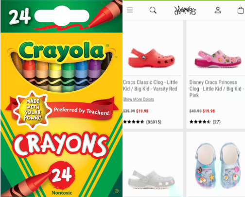 School supplies deals cover photo collage