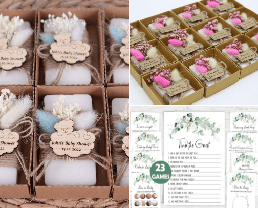 Baby Shower cover photo collage