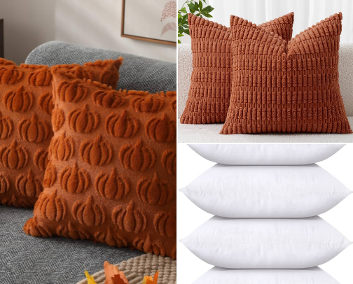 Affordable Amazon fall home decor cover photo collage