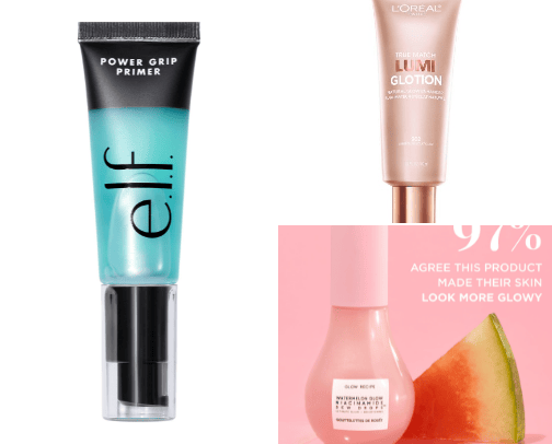 Favorite makeup products cover photo collage