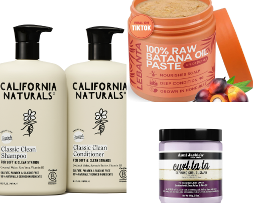 Curly hair routine for beginners or heat damaged cover photo collage