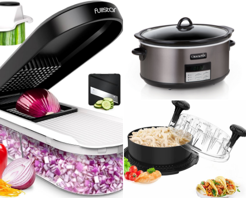 My go to items to help make cooking easier cover photo collage