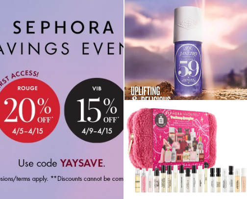 Sephora sales and beauty must haves cover photo collage