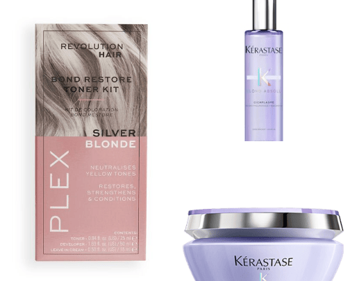 Hair care cover photo collage