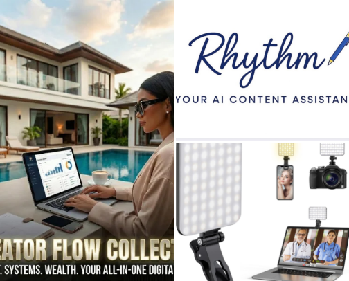 Content Creation Toolkit for TikTok, Reels, & Online Business Growth cover photo collage