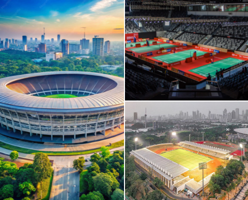 Indonesia's Premier Stadium - Concerts, Events & Football, All in One Place cover photo collage