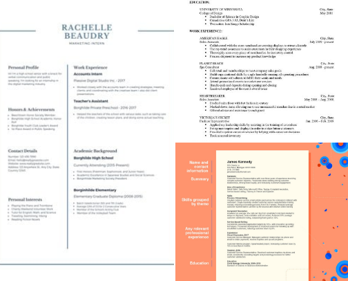 Free resume builders that help you gets you hired faster cover photo collage