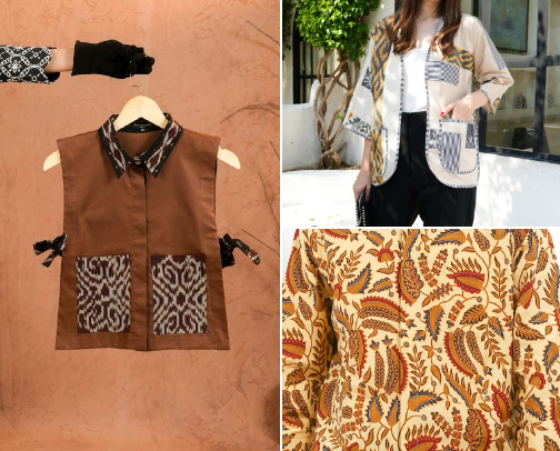Batik cover photo collage