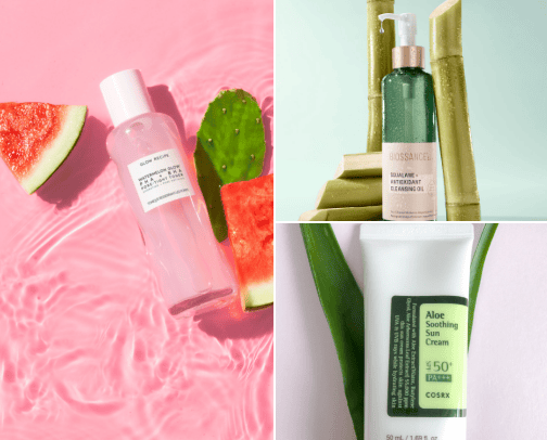 Skincare I've started using and still use! cover photo collage